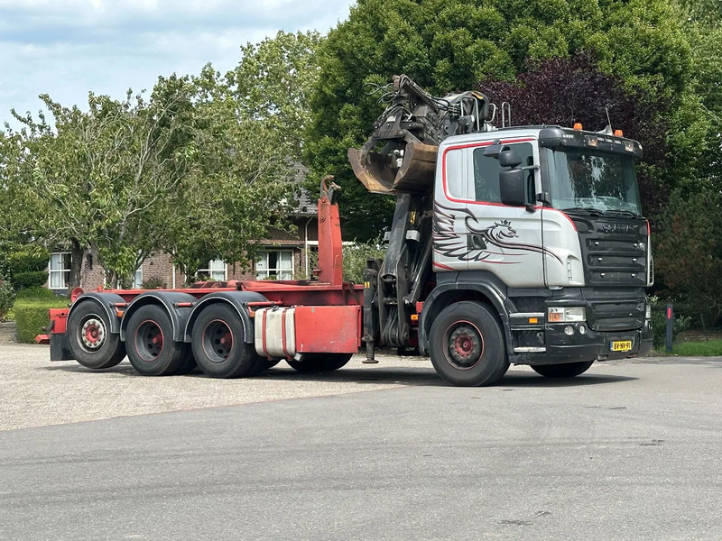 Scania R420 8x4 TRIPLE!!Z-KRAAN/HAAK!! MANUELL!!!SCHROTT/METALL!! - Camion ampliroll, Camion grue: photos 4 Scania R420 8x4 TRIPLE!!Z-KRAAN/HAAK!! MANUELL!!!SCHROTT/METALL!! - Camion ampliroll, Camion grue: photos 4