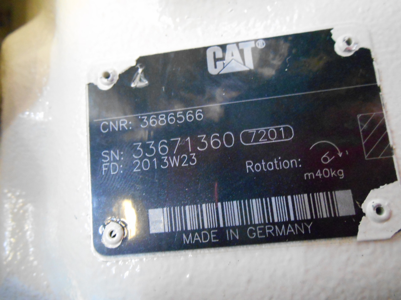 Caterpillar 3686566 - 1459394 - Moteur hydraulique pour Machine agricole: photos 4 Caterpillar 3686566 - 1459394 - Moteur hydraulique pour Machine agricole: photos 4