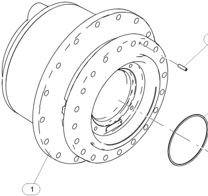 Caterpillar 5842563 - 5842564 - Moteur de translation pour Engins de chantier: photos 1 Caterpillar 5842563 - 5842564 - Moteur de translation pour Engins de chantier: photos 1