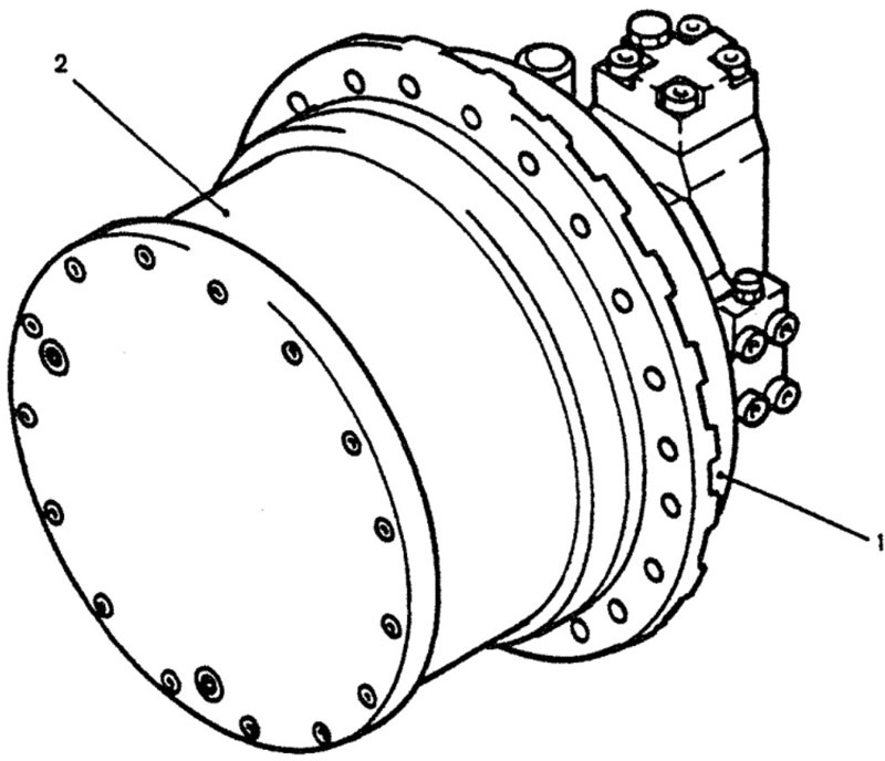 Kobelco YN53D00001F2 - YN15V00007F1 - Moteur de translation pour Engins de chantier: photos 1 Kobelco YN53D00001F2 - YN15V00007F1 - Moteur de translation pour Engins de chantier: photos 1