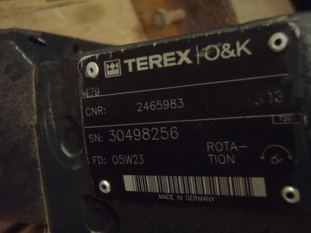 Terex O&K L35B - - Pompe hydraulique pour Engins de chantier: photos 3 Terex O&K L35B - - Pompe hydraulique pour Engins de chantier: photos 3