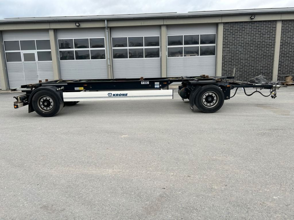 Krone 2 Achswechselfahrgestell, Typ: MAXI AZW 18 eL3B7 - Remorque porte-conteneur/ Caisse mobile: photos 1 Krone 2 Achswechselfahrgestell, Typ: MAXI AZW 18 eL3B7 - Remorque porte-conteneur/ Caisse mobile: photos 1