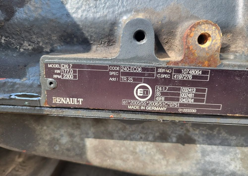 Moteur pour Camion wał korbowy RENAULT DXi VOLVO: photos 1