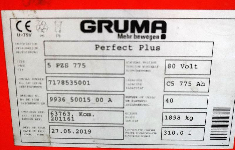 GRUMA 80 Volt 5 PzS 775 Ah - Accumulateur: photos 5 GRUMA 80 Volt 5 PzS 775 Ah - Accumulateur: photos 5