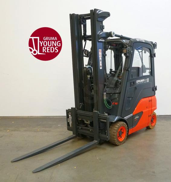 Linde E 16 P EVO 386-02 - Chariot élévateur électrique: photos 1 Linde E 16 P EVO 386-02 - Chariot élévateur électrique: photos 1