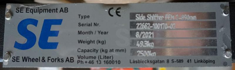 SE EQUIPMENT POLAND Sideshifter SE 0890mm/2500kg/FEM 2 - Carrosserie et extérieur pour Matériel de manutention: photos 2 SE EQUIPMENT POLAND Sideshifter SE 0890mm/2500kg/FEM 2 - Carrosserie et extérieur pour Matériel de manutention: photos 2