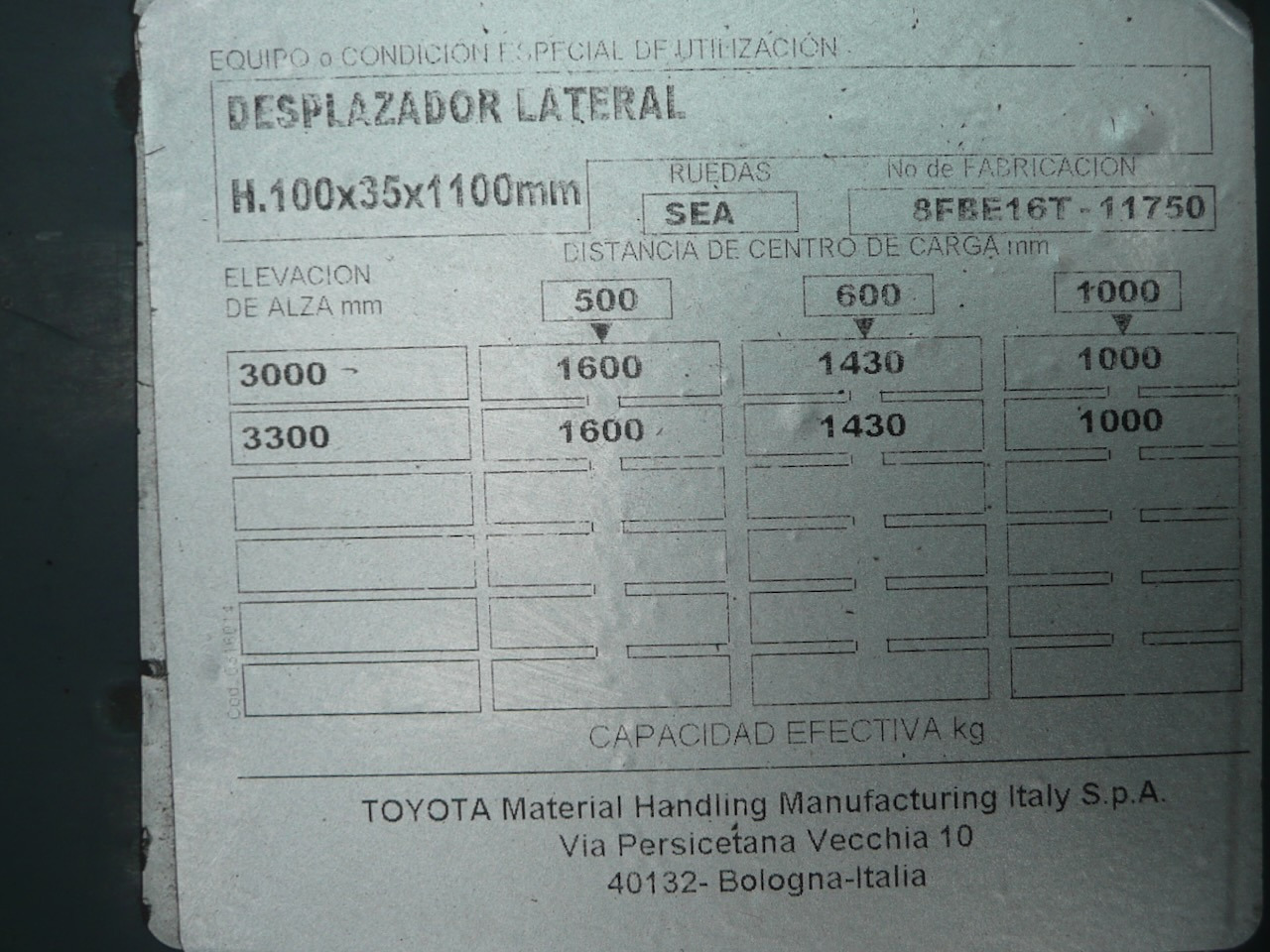 Chariot élévateur électrique Toyota 8FBE16T: photos 11 Chariot élévateur électrique Toyota 8FBE16T: photos 11