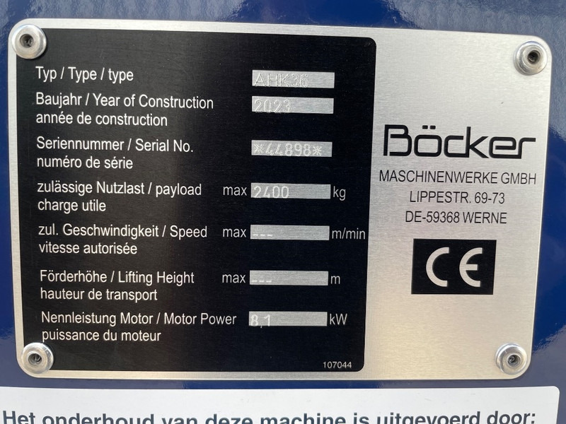 Böcker AHK 36E - Grue tout-terrain: photos 3 Böcker AHK 36E - Grue tout-terrain: photos 3