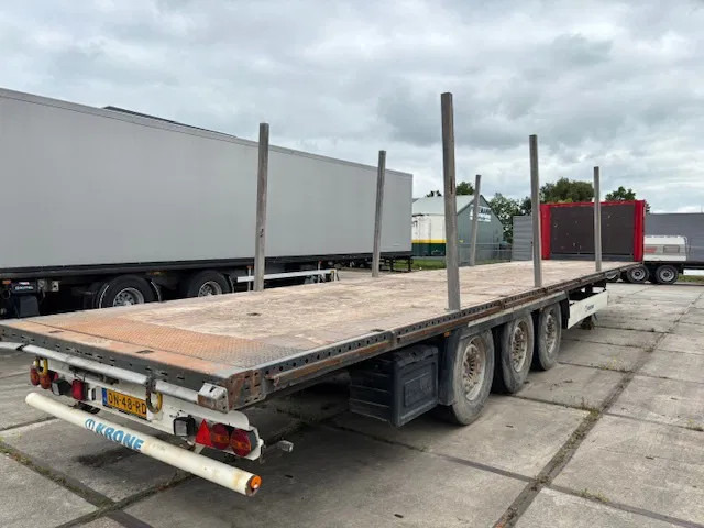 Krone SD Flatbed met rongen 41 ton standard chassis - Semi-remorque plateau: photos 5 Krone SD Flatbed met rongen 41 ton standard chassis - Semi-remorque plateau: photos 5