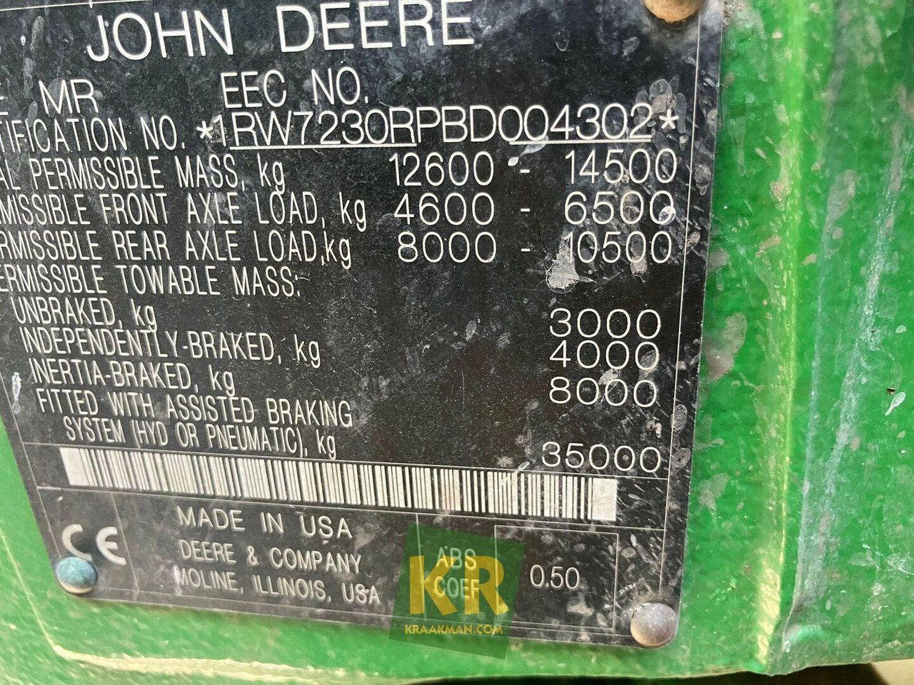 Crédit-bail de 7230R John Deere  7230R John Deere: photos 23