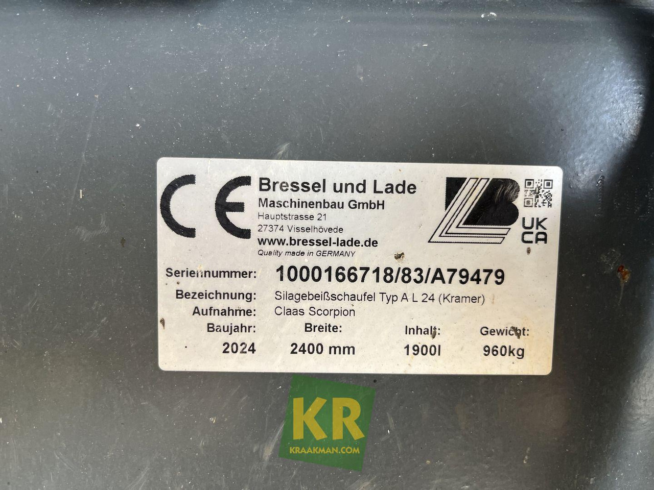 Kramer Voorzetstukken - Godet pour chargeur: photos 5 Kramer Voorzetstukken - Godet pour chargeur: photos 5