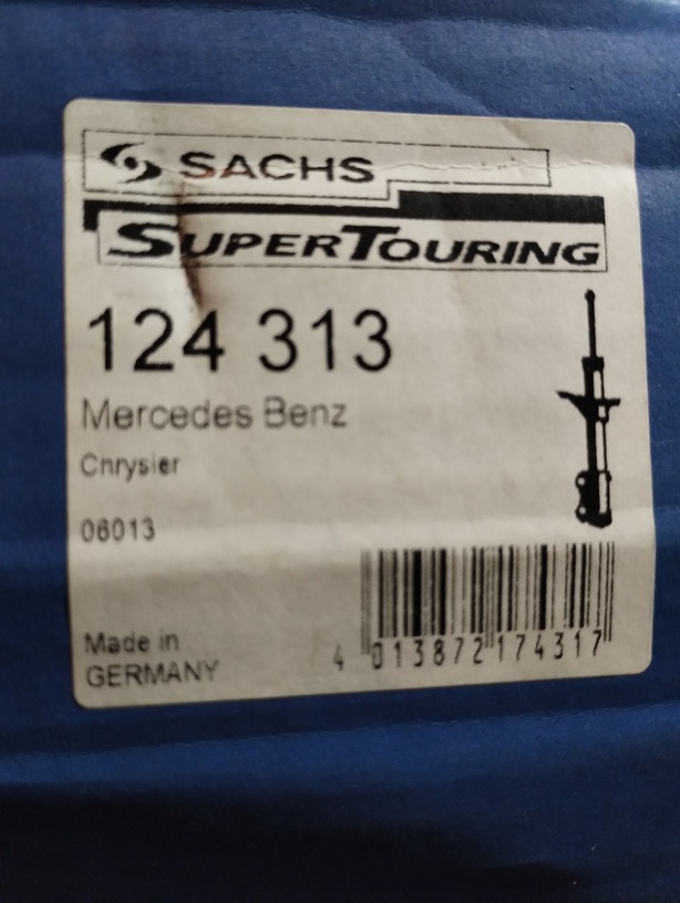 AMORTYZATOR TYLNI 124313 SACHS 0053261000 MERCEDES MP1 MP2 MP3 ACTROS AXOR ATEGO - Amortisseurs: photos 2 AMORTYZATOR TYLNI 124313 SACHS 0053261000 MERCEDES MP1 MP2 MP3 ACTROS AXOR ATEGO - Amortisseurs: photos 2