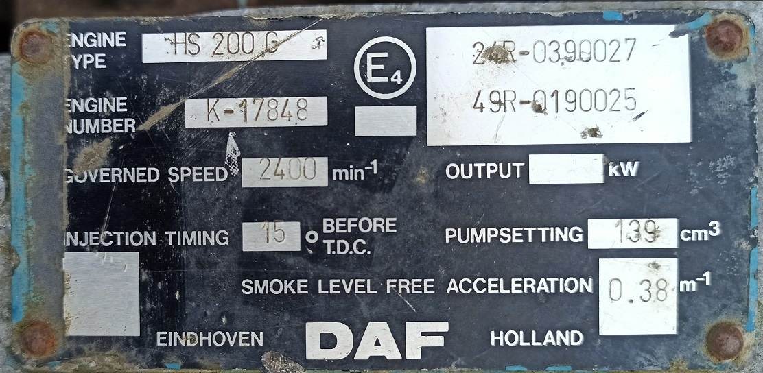 DAF HS200 G ATI F2700 BOVA - Moteur et pièces pour Camion: photos 1 DAF HS200 G ATI F2700 BOVA - Moteur et pièces pour Camion: photos 1