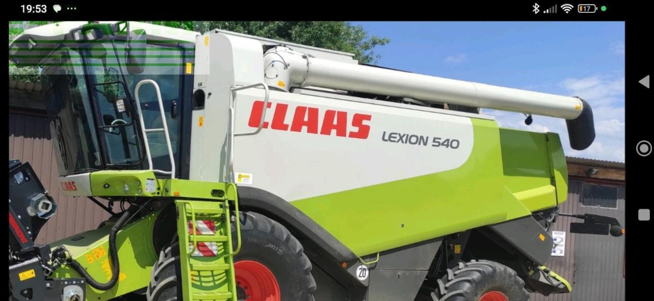 CLAAS Lexion 540 - Moissonneuse-batteuse: photos 1 CLAAS Lexion 540 - Moissonneuse-batteuse: photos 1