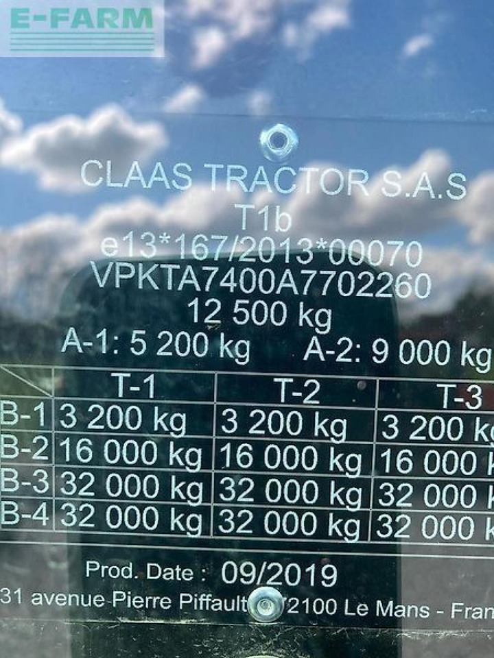 Tracteur agricole CLAAS arion 660 cmatic: photos 33