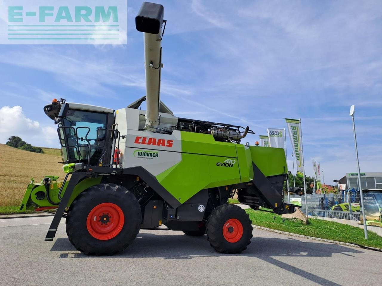 CLAAS evion 410 - Moissonneuse-batteuse: photos 1 CLAAS evion 410 - Moissonneuse-batteuse: photos 1