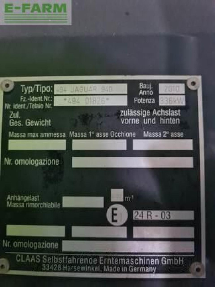 CLAAS jaguar 940 - Ensileuse: photos 2 CLAAS jaguar 940 - Ensileuse: photos 2