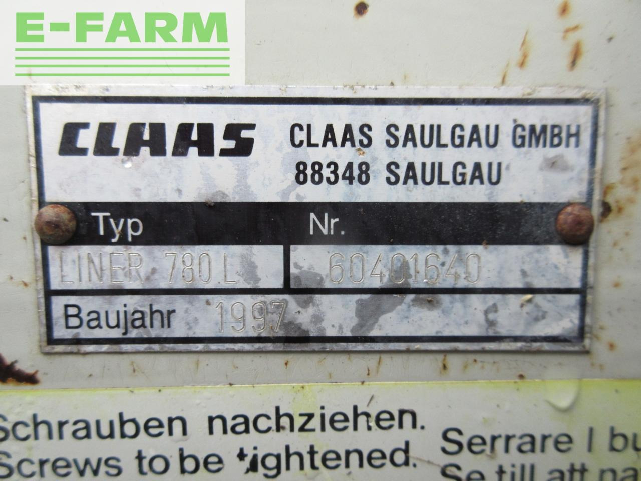 CLAAS l 780 l - Faneuse: photos 5 CLAAS l 780 l - Faneuse: photos 5