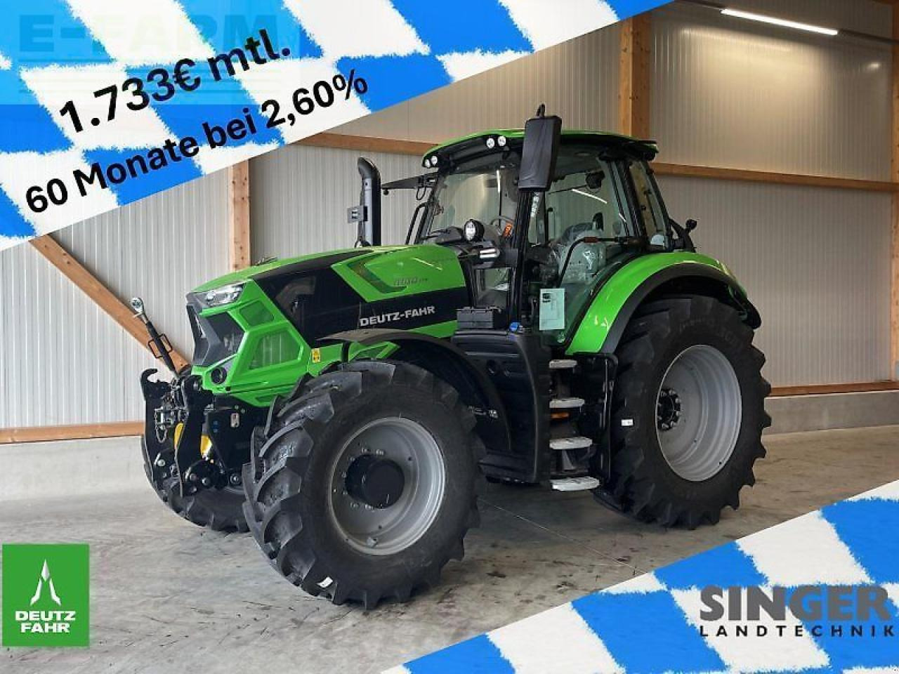 Deutz-Fahr 6160 ttv "agrotron-bavaria" - 1.733€ mtl. TTV - Tracteur agricole: photos 1 Deutz-Fahr 6160 ttv "agrotron-bavaria" - 1.733€ mtl. TTV - Tracteur agricole: photos 1
