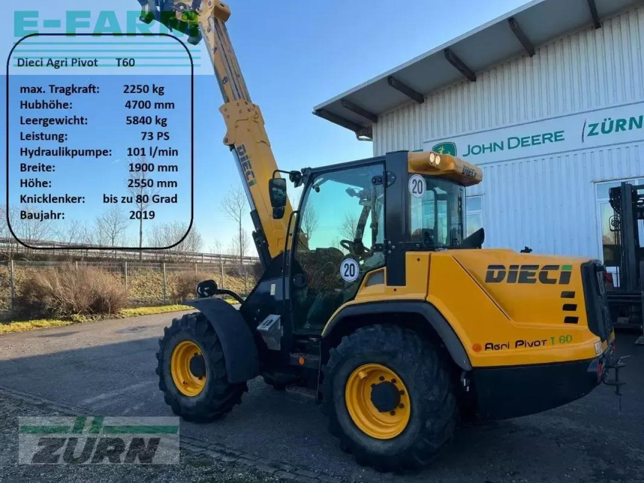 Dieci agri pivot t60 teleskopradlader - Mini pelle: photos 1 Dieci agri pivot t60 teleskopradlader - Mini pelle: photos 1