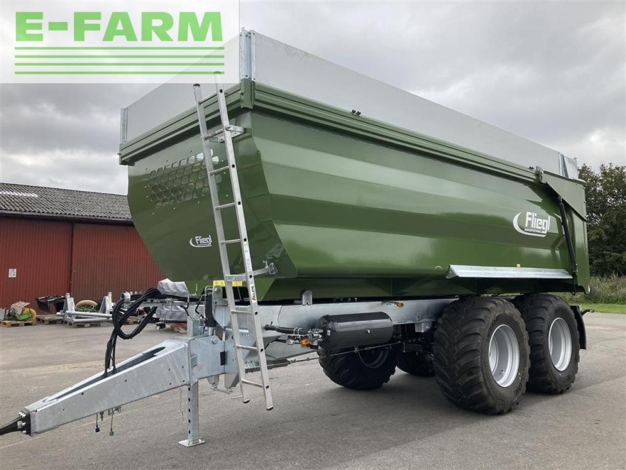 Fliegl tmk 264 fox profi m/400 mm kornoverbygning - Benne agricole: photos 1 Fliegl tmk 264 fox profi m/400 mm kornoverbygning - Benne agricole: photos 1