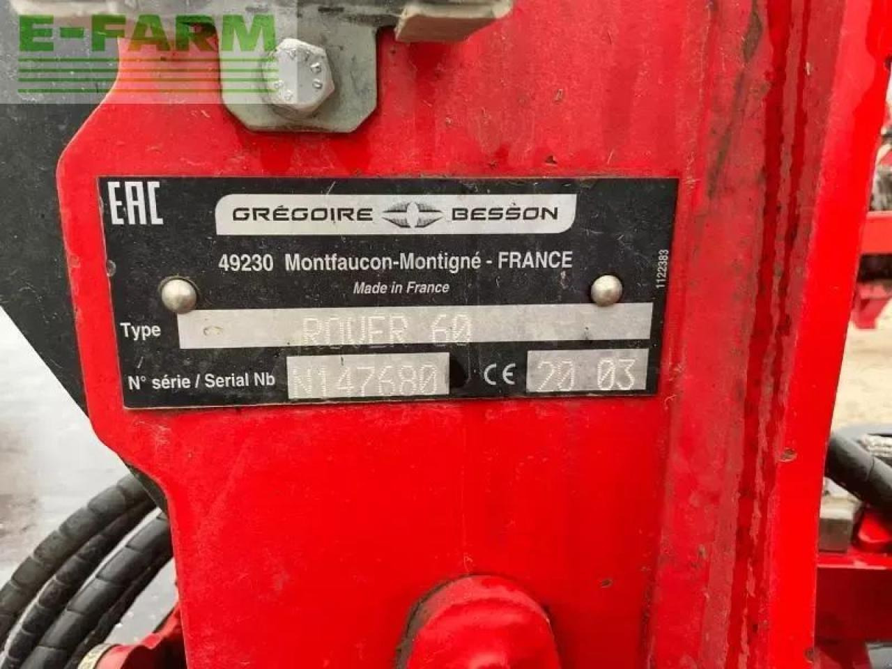 Charrue Gregoire Besson rw6: photos 6