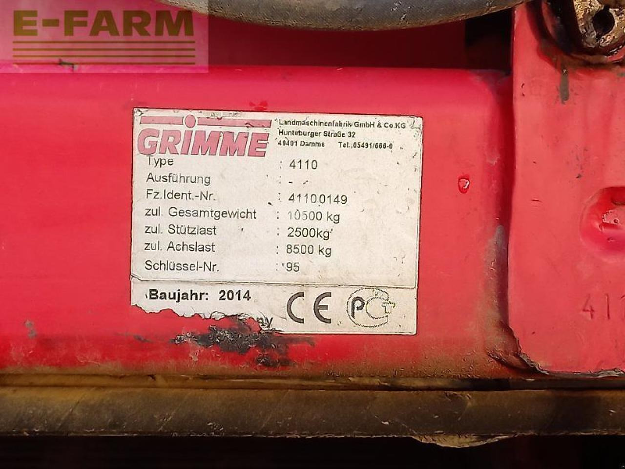 Grimme se 260 - Arracheuse de pommes de terre: photos 3 Grimme se 260 - Arracheuse de pommes de terre: photos 3