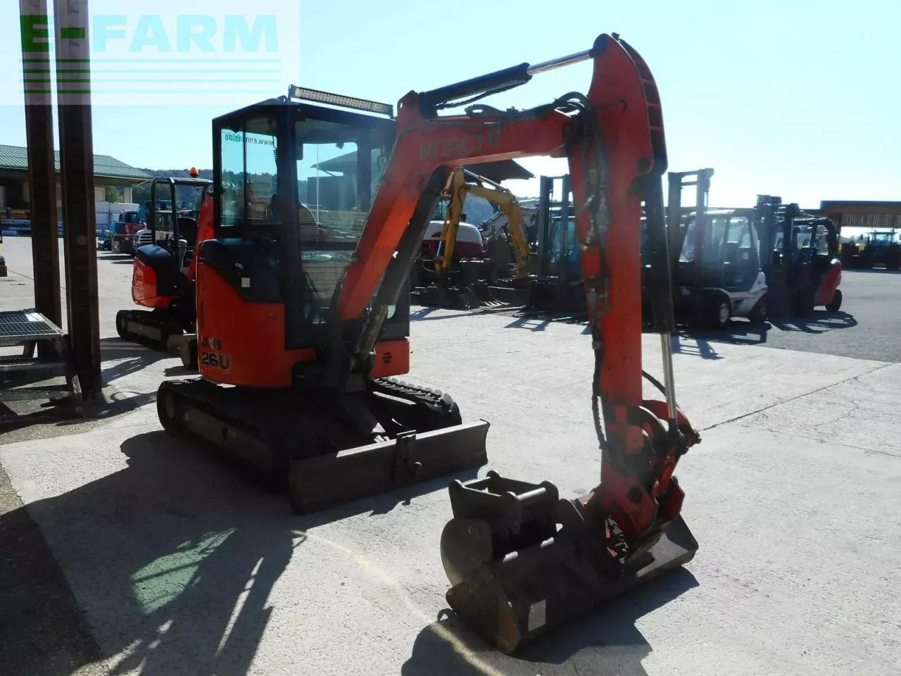 Hitachi zx26u-6 ( 2.740kg ) powertilt u. hydr. sw - Mini pelle: photos 5 Hitachi zx26u-6 ( 2.740kg ) powertilt u. hydr. sw - Mini pelle: photos 5