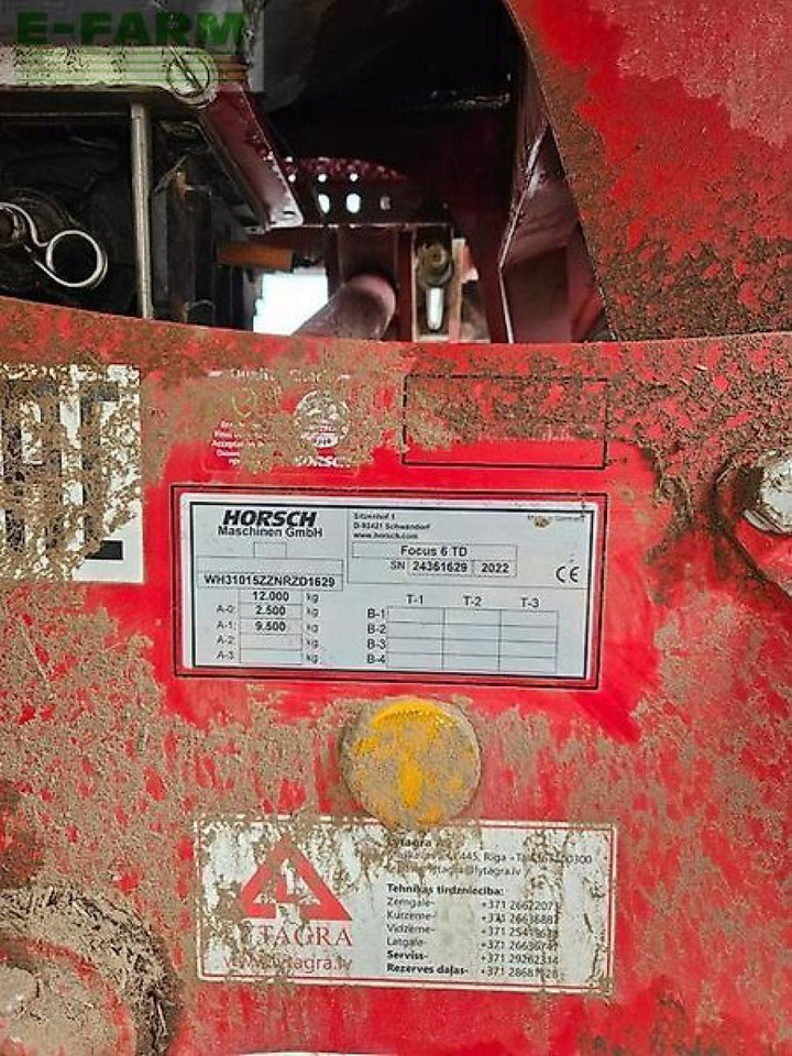 Horsch focus 6 td - Semoir: photos 5 Horsch focus 6 td - Semoir: photos 5