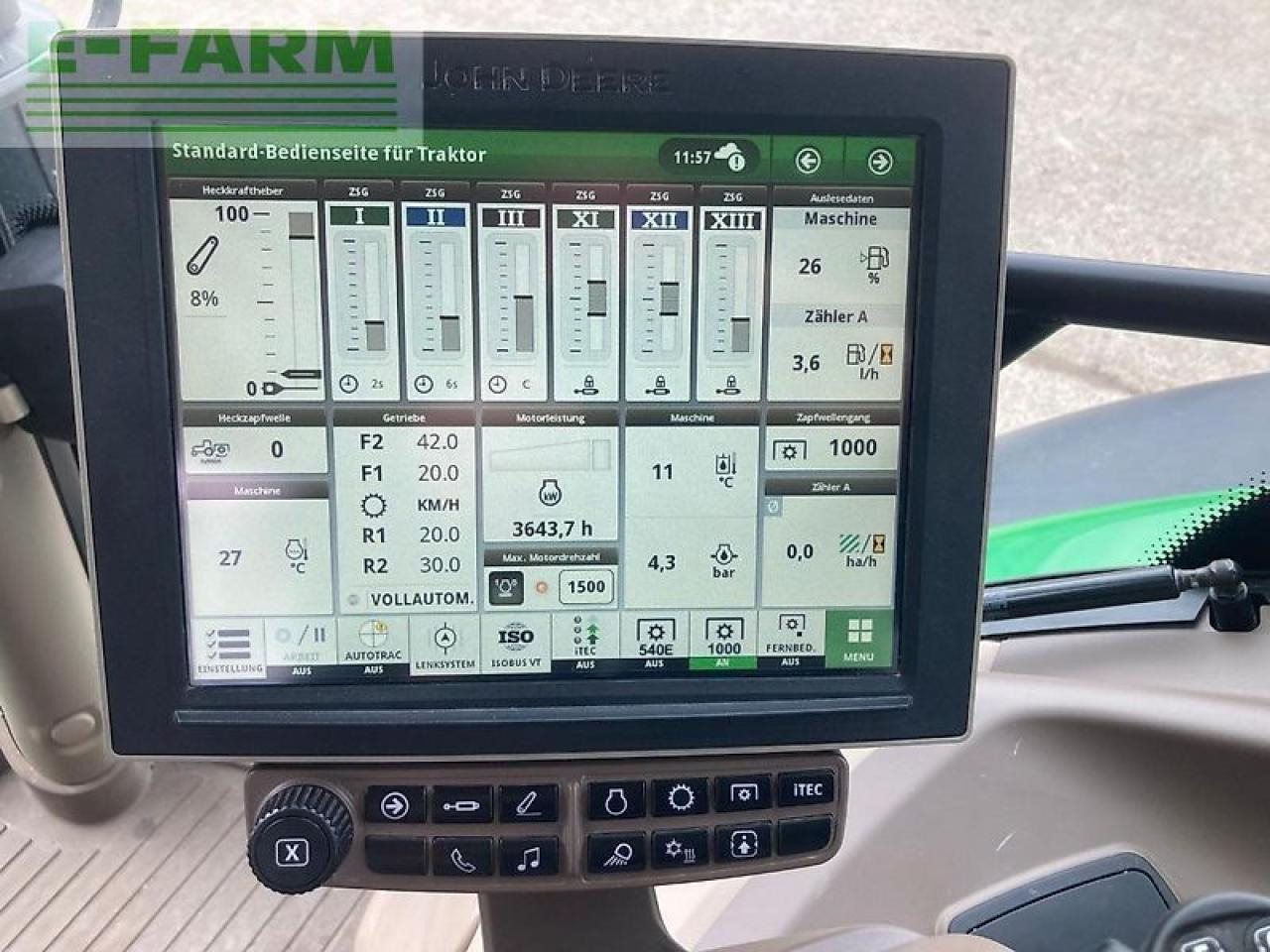 Tracteur agricole John Deere 6130r: photos 10