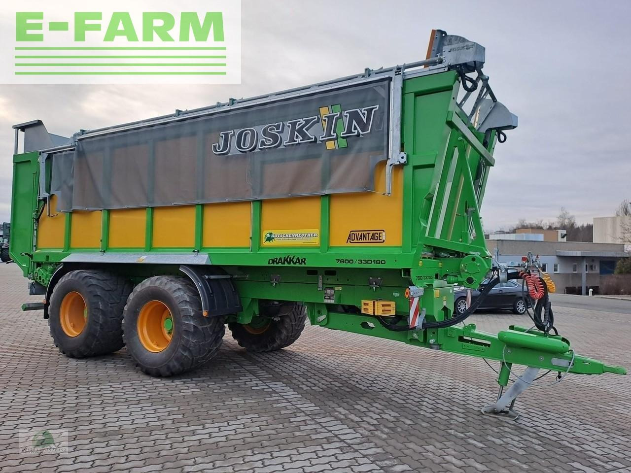 Joskin drakkar 7600/33d180 - Benne agricole: photos 3 Joskin drakkar 7600/33d180 - Benne agricole: photos 3