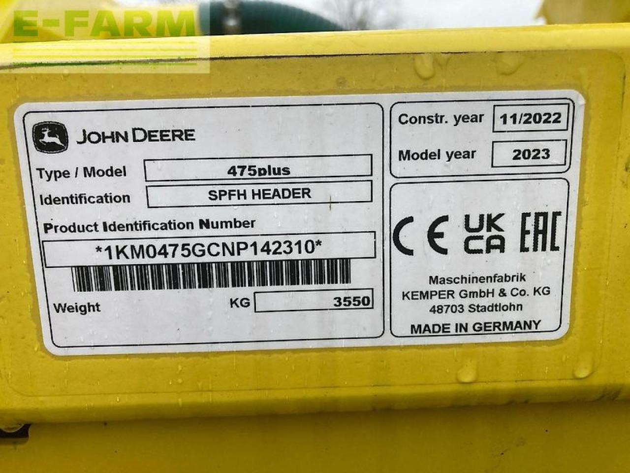 Accessoire aux ensileuses Kemper 475 plus 10-reihig: photos 9