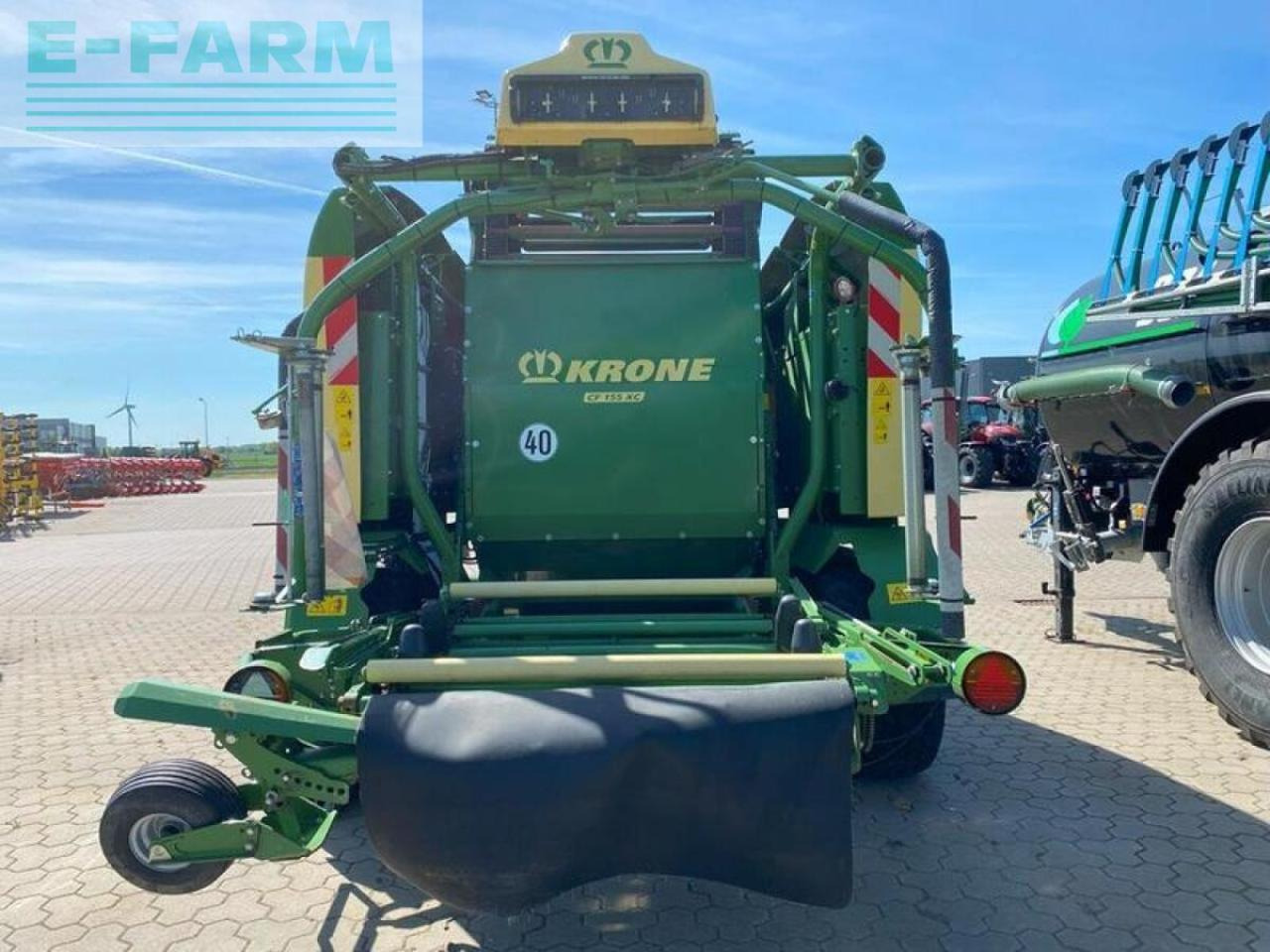 Presse à balles cubiques Krone comprima cf 155 presswickelkombi: photos 6