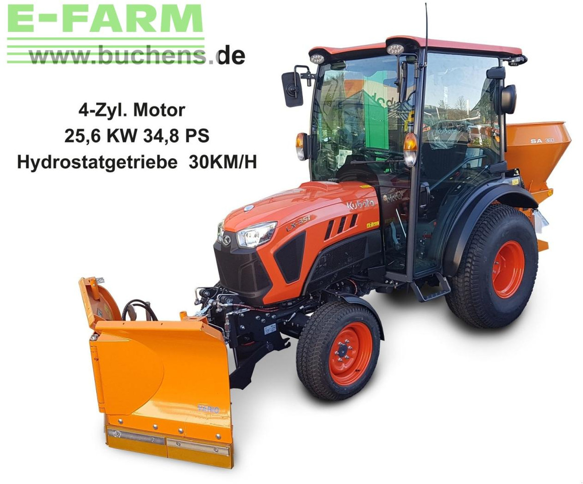 Kubota lx351 cab winterdienstpaket - Tracteur agricole: photos 1 Kubota lx351 cab winterdienstpaket - Tracteur agricole: photos 1