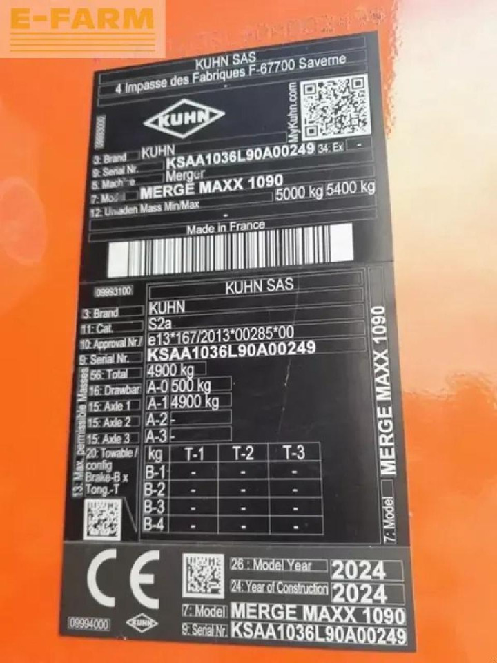 Kuhn merge maxx 1090 - Faneuse: photos 5 Kuhn merge maxx 1090 - Faneuse: photos 5