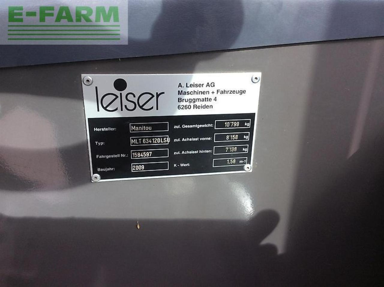 Manitou mlt 634 - Chariot télescopique: photos 5 Manitou mlt 634 - Chariot télescopique: photos 5