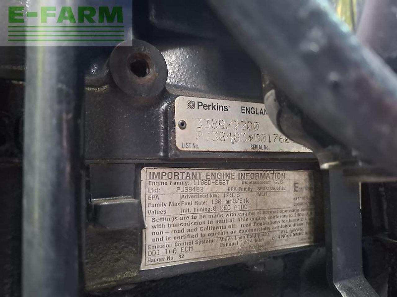 Tracteur agricole Massey Ferguson 6475: photos 39