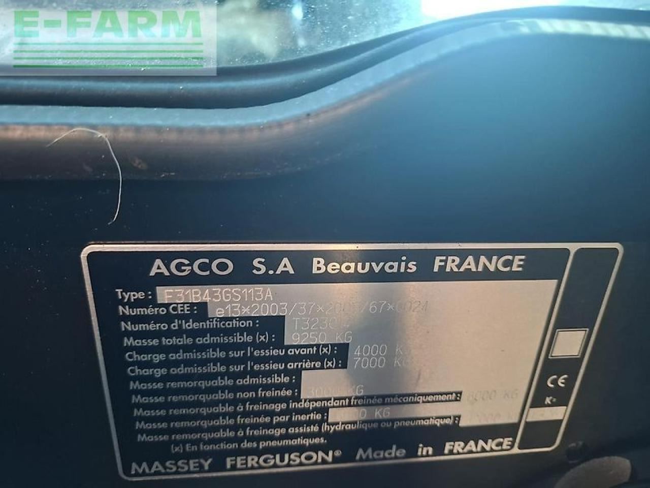 Tracteur agricole Massey Ferguson 6475: photos 38