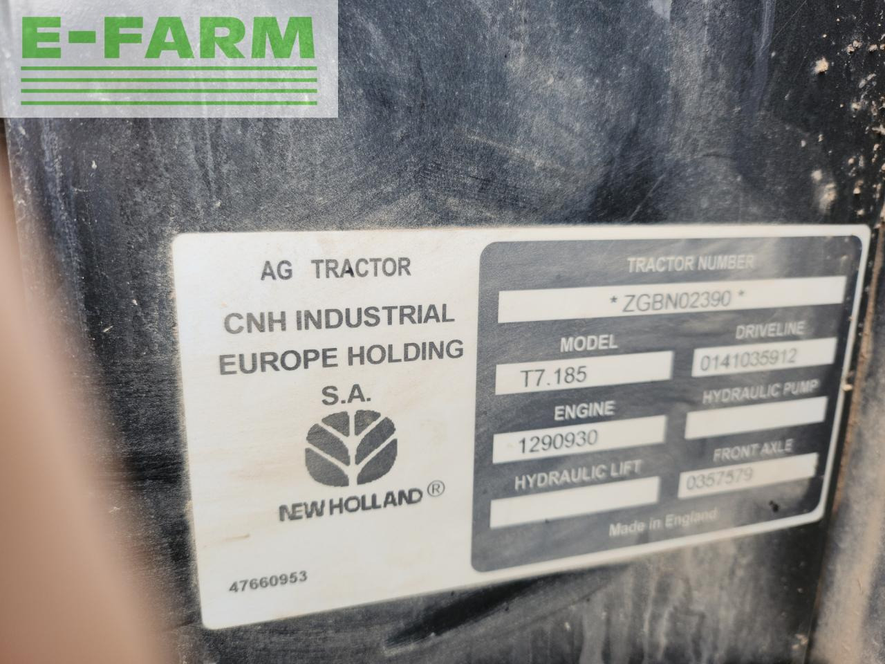 New Holland T 7.185 - Tracteur agricole: photos 4 New Holland T 7.185 - Tracteur agricole: photos 4