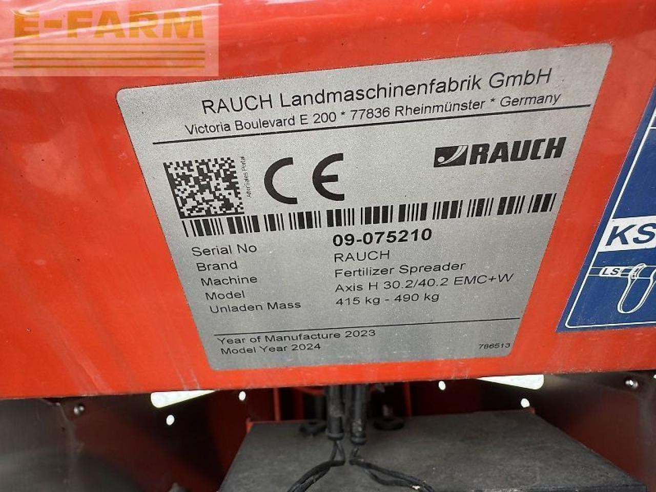 Rauch axis h 30.2 emc+w isobus - Distributeur d'engrais: photos 5 Rauch axis h 30.2 emc+w isobus - Distributeur d'engrais: photos 5