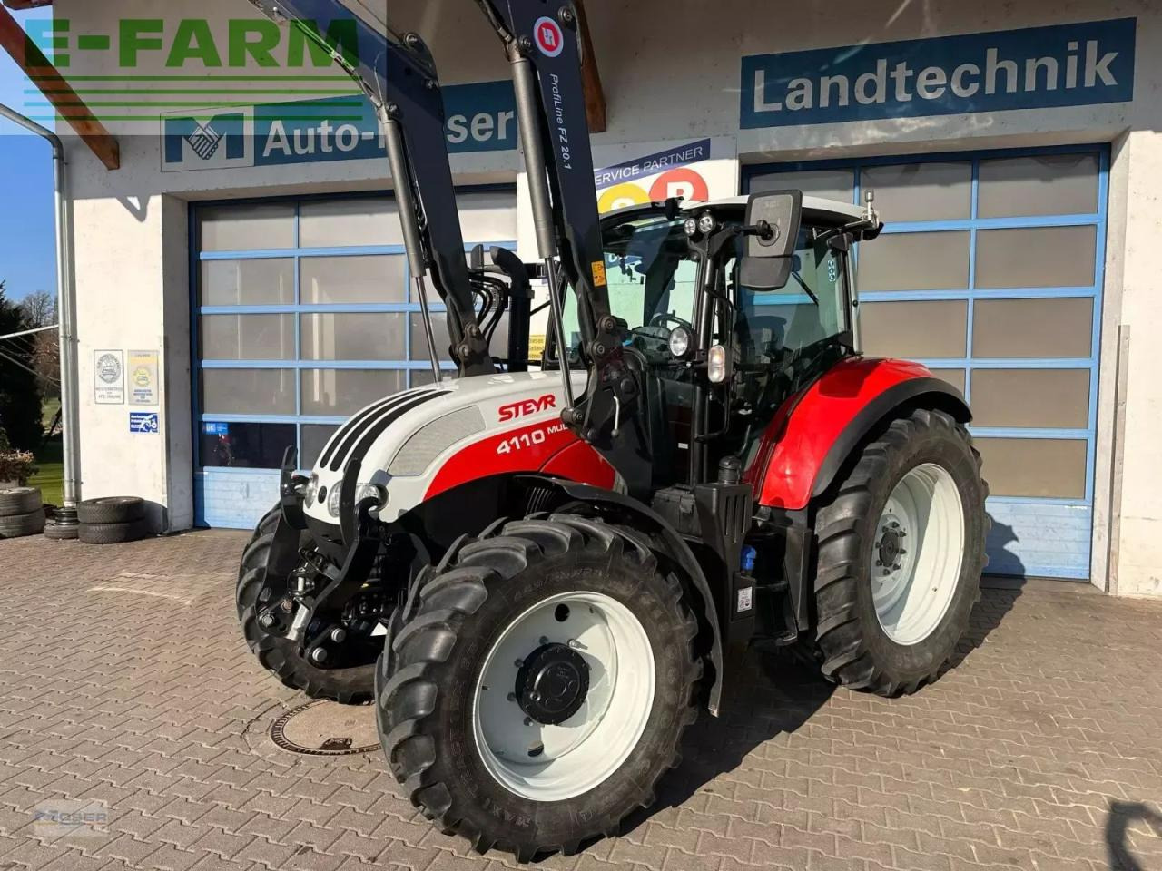 Steyr 4110 multi - Tracteur agricole: photos 1 Steyr 4110 multi - Tracteur agricole: photos 1