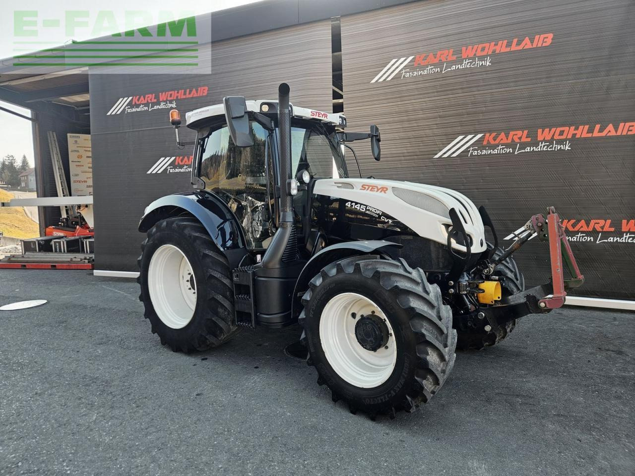 Steyr 4125 profi cvt CVT - Tracteur agricole: photos 1 Steyr 4125 profi cvt CVT - Tracteur agricole: photos 1