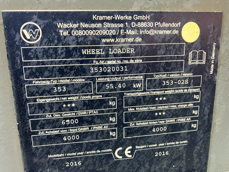 Kramer 5095 Top Zustand! inkl. Palettengabel und Schaufel - Chargeuse sur pneus: photos 5 Kramer 5095 Top Zustand! inkl. Palettengabel und Schaufel - Chargeuse sur pneus: photos 5