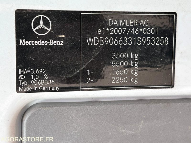 Fourgon utilitaire Fourgon Mercedes-Benz SPRINTER 2 V6 3L 190cv - 2014 - 143500Kms: photos 11
