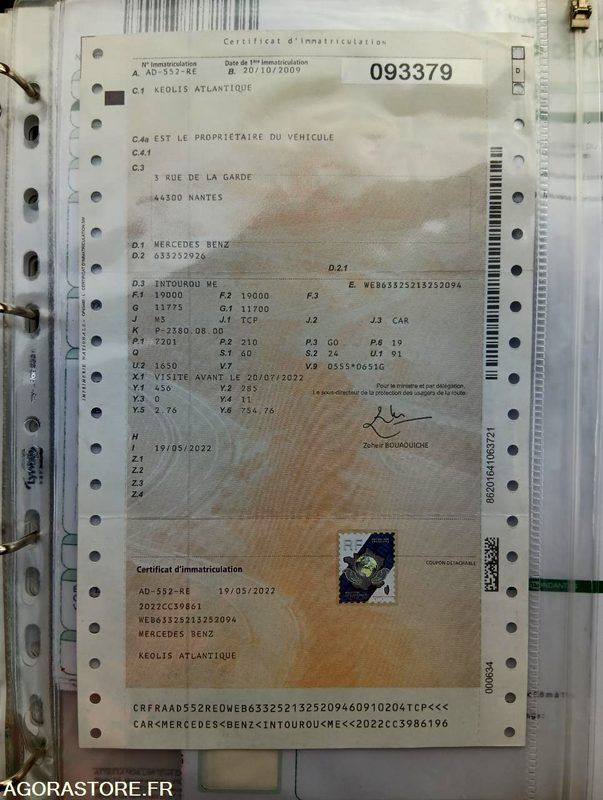 MERCEDES INTOURO N°093379 - Bus scolaire: photos 4 MERCEDES INTOURO N°093379 - Bus scolaire: photos 4