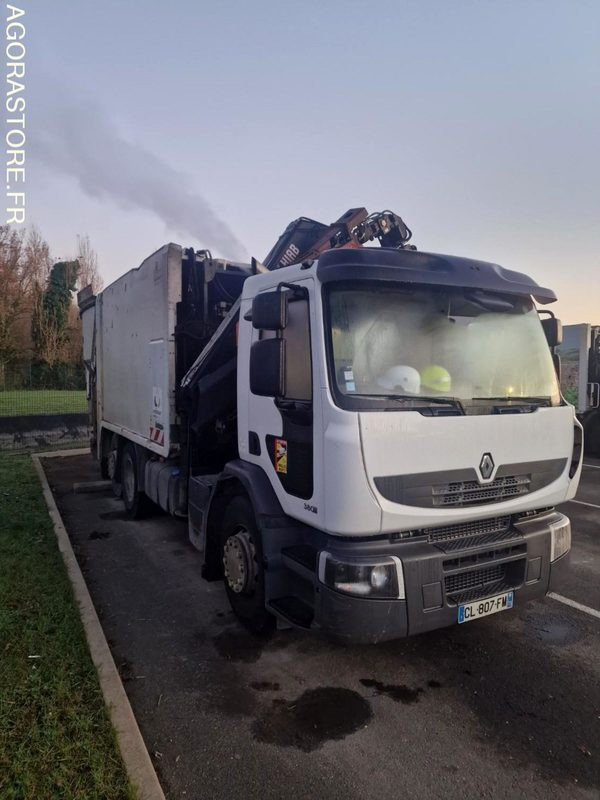 *PLUS DISPO* RENAULT - PREMIUM 380DXI - 2012 / 253 640 KM - Benne à ordures ménagères: photos 1 *PLUS DISPO* RENAULT - PREMIUM 380DXI - 2012 / 253 640 KM - Benne à ordures ménagères: photos 1