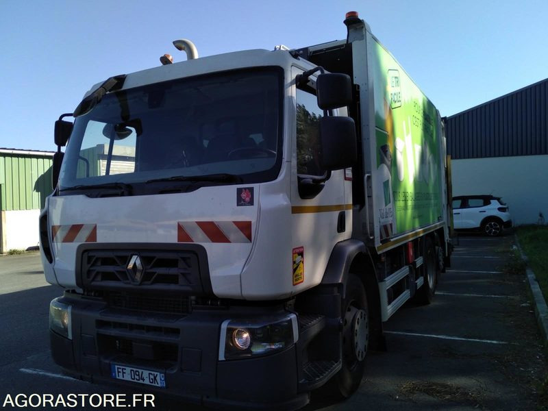 RENAULT - BOM 26T - 139528km - 2019 - Benne à ordures ménagères: photos 1 RENAULT - BOM 26T - 139528km - 2019 - Benne à ordures ménagères: photos 1