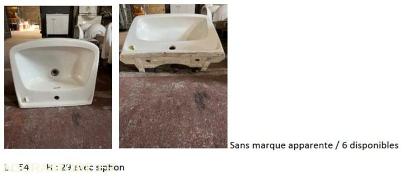 Vasques simples - Outil/ Équipement: photos 4 Vasques simples - Outil/ Équipement: photos 4