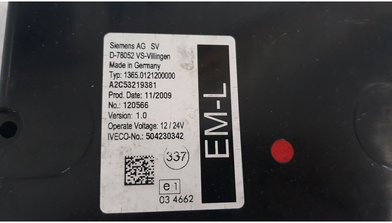 Iveco Eurocargo - Bloc de gestion pour Camion: photos 1 Iveco Eurocargo - Bloc de gestion pour Camion: photos 1