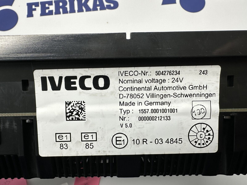Iveco Instrument cluster dashboard 504276234, 504226363 (WORLDWIDE DEL - Panel de instrumentos pour Camion: photos 3 Iveco Instrument cluster dashboard 504276234, 504226363 (WORLDWIDE DEL - Panel de instrumentos pour Camion: photos 3
